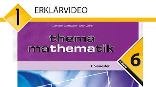 THEMA MATHEMATIK 6 Erklärvideo zu Aufgabe 100 [upl. by Eltsryk]