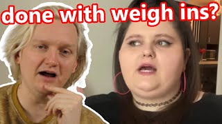 REACTING TO AMBERLYNNS YOLO WEIGH IN VIDEO [upl. by Sapienza]