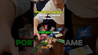 Cards against gravity portable Jenga [upl. by Ellehsram194]