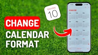 How to Change Calendar Format to Gregorian Japanese or Buddhist  IPhone 15 Pro [upl. by Elisabeth]