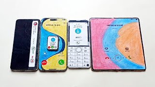 SAMSUNG S21 flip cover IPHONE 15PRO apple watch 5XIAOMI qin f22Huawei mate X3 incoming call [upl. by Cyna802]