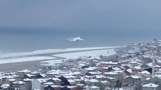 Antonov 124 Trabzon kalkış take off TZX [upl. by Ursuline]