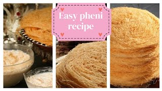 How to make easy Pheni recipe milky delicious pheni  by mehreenlifestyle6551 [upl. by Yggam]