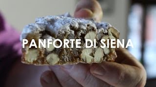 Panforte di Siena Christmas in Tuscany [upl. by Nomead]