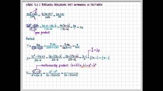 3havo 52 C Breuken herleiden met ontbinden in factoren [upl. by Asinet]