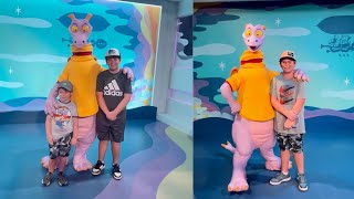 2 Figment Meet amp Greets Journey Into Imagination in EPCOT at Disney World [upl. by Nylia192]