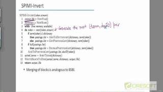 WDM 43 Index Construction Using Blocked Sort Based Indexing Algorithm [upl. by Rodavlas564]