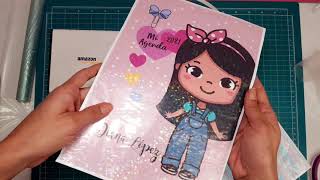 Plastificado Agenda con Laminadora  agendas  agendas scrapbooking  tutorial agendas [upl. by Woodhouse68]