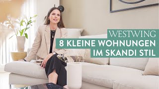 Kleine Wohnung einrichten im Skandi Stil  So gelingt der Wohntrend Roomtour [upl. by Ydiarf8]