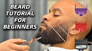 How To Fade And Shape a PERFECT Beard  Easy Barber Tutorial [upl. by Ainsley883]