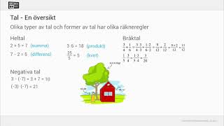 Tal och Talbegreppet [upl. by Oirromed]