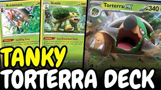 Torterra ex DESTROYS Charizard ex  Post Rotation Pokemon TCG Temporal Forces [upl. by Yelsnya]