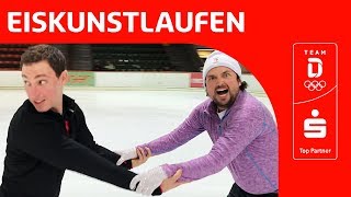 Paarlauf mit Olympiasieger Bruno Massot  Team Deutschland  PyeongChang 2018 [upl. by Regni835]