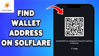 How To Find Wallet Address On Solflare 2024  Locate Your Solflare Wallet Address [upl. by Dawes]