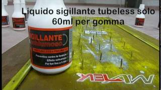 Sigillante Tubeless Schiumoso Antiforatura Actifoam  STOP ALLE FORATURE [upl. by Gile]