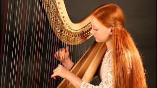 River flows in you Yiruma  by Inge Louisa on harp 竖琴 [upl. by Adnuhsal]