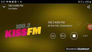 WMKS 1003 Kiss FM High Point NC TOTH ID August 4 2019 [upl. by Grega]