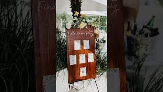 Every seating plan we design has its own personality 🌸✨ weddingflowers seatingplan [upl. by Lanette]