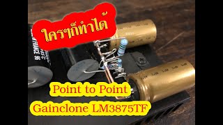 Gainclone LM3875TF point to point [upl. by Tedric]