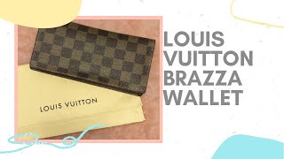 Louis Vuitton Brazza Wallet Review 2022 [upl. by Necila]