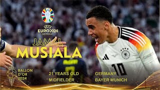 BALLON DOR 2024  JAMAL MUSIALA  THE FIRST MAN OF THE MATCH AT EURO 2024  EURO 2024 GOLDEN MOMENT [upl. by Adara]