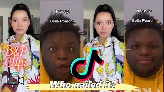 CAN I HAVE A PEPPERMINT TikTok Bella Poarch versus Angry Reactions Oneya being Poarch  BampP Clips [upl. by Gombosi645]