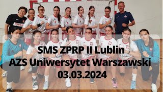 SMS ZPRP II Lublin  AZS Uniwersytet Warszawski [upl. by Irahk]