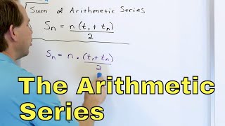 The Arithmetic Series  Part 1  14 [upl. by Faubion]