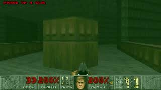 Doom  KneeDeep in the Dead  E1M7 Computer Station Hurt me plenty  100 kills items secrets [upl. by Yemarej]