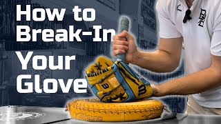 How To BreakIn Your Baseball Glove [upl. by Miriam]