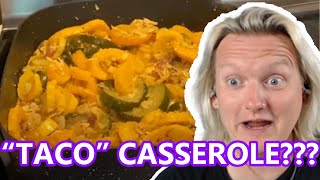 YOU WONT BELIEVE WHATS IN THIS quotTACOquot CASSEROLE 🌮😵 [upl. by Aelrac]