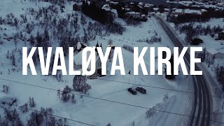 Kvaløya Kirke Kvaløya Troms Norway from Above DJI Mini 2  4K24  Drone Video [upl. by Adnamor]