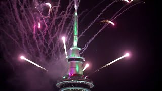 Happy New Year New Zealand 2024 Fireworks [upl. by Salas]