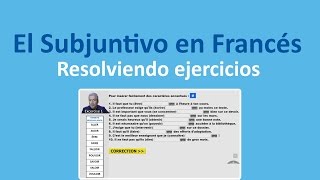 El Subjuntivo en Francés Ejercicios  Curso Francés Básico  Clase Francés 312 [upl. by Aihseuqal]