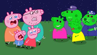 Zombies and Peppa At The Pool Please Save Peppa  Peppa Pig Funny Animation [upl. by Carmita683]