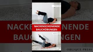 Nackenschonende Bauchübungen für Anfänger [upl. by Wilfreda]