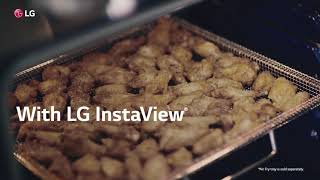 LG Instaview Ranges Knock Twice to See What’s Cooking [upl. by Stephania]