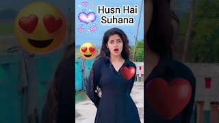 Husn Hai Suhana  Coolie No 1  Govinda amp Karisma  Abhijeet  Sanchita Basu  90s Hits shorts [upl. by Llet852]