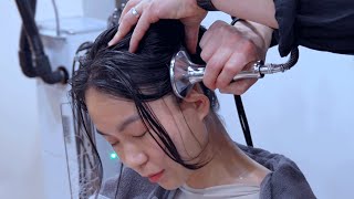 ASMR Professional Korean Scalp Treatment  Sleepinducing Scissor Cut [upl. by Buell]