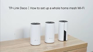 How to Set up the TPLink Deco M4 Mesh WiFi System [upl. by Annauqaj859]