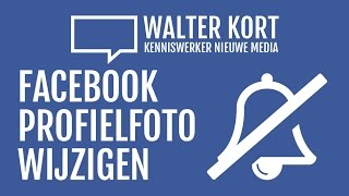 Facebook profielfoto wijzigen zonder meldingen aan vrienden [upl. by Beisel]