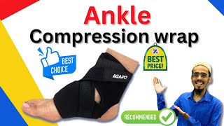 How to wear Ankle compression wrap  Best Ankle compression support in india [upl. by Gratianna]