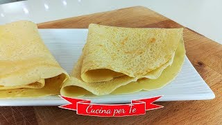 Crepes in Bottiglia  Ricette Facili e Veloci [upl. by Miarzim]