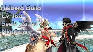 Toram Online  Halberd Build Lv 180 High Survival  Seele Zauga Nightmare [upl. by Dace]