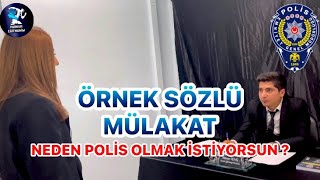 SÖZLÜ MÜLAKAT EĞİTİMİ  Pmyo  Pomem  Polis [upl. by Munshi]