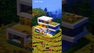 Cara Membuat Rumah Modern Minecraft BY ELIGOS build building minecraft minecraftbuilding [upl. by Molini]