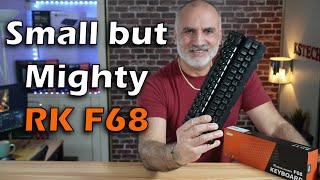 Portable light travel keyboard Royal Kludge F68 Review [upl. by Boigie]