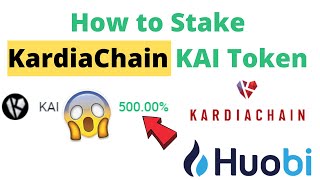 How to Stake KardiaChain KAI Token  KardiaChain Staking  KAI Token Staking  KardiaChain Crypto [upl. by Sianna]