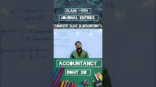 Complete class  Watch Journal Entries Class 4  Rohit Sir  CS Commerce [upl. by Mikiso]