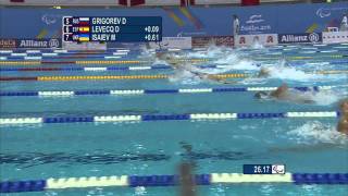 2011 IPC Swimming Euros Mens 100m Freestyle S10 [upl. by Arhna]